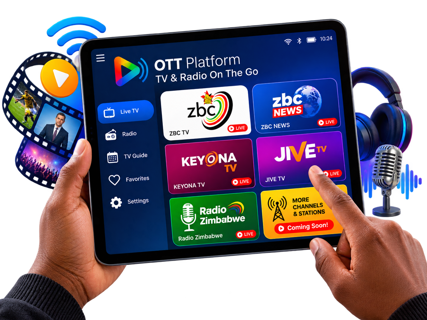 OTT Platform Mockup